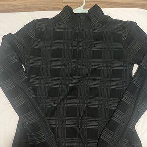 Nike Black Plaid Sweatshirt